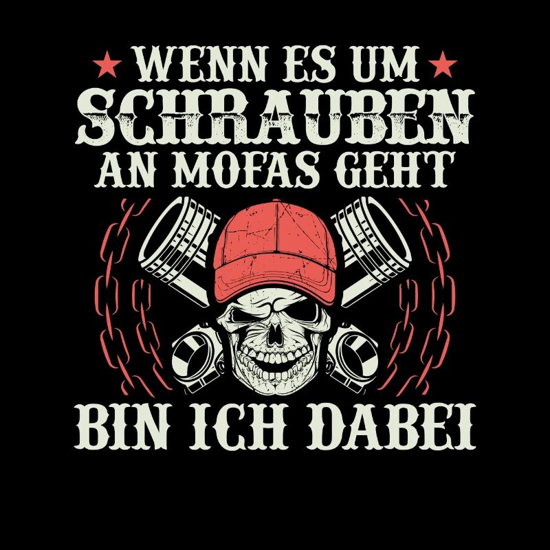 Mofa Mofas Mofafahrer Moped Schrauber Geschenk