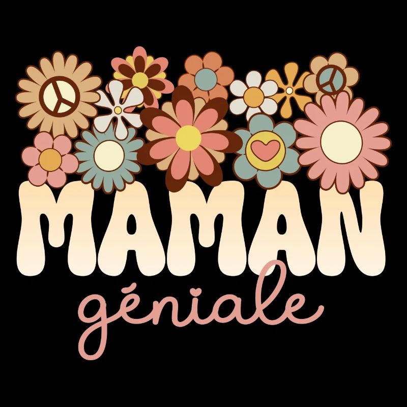 Mère Merveilleuse Maman Formidable Maman Géniale