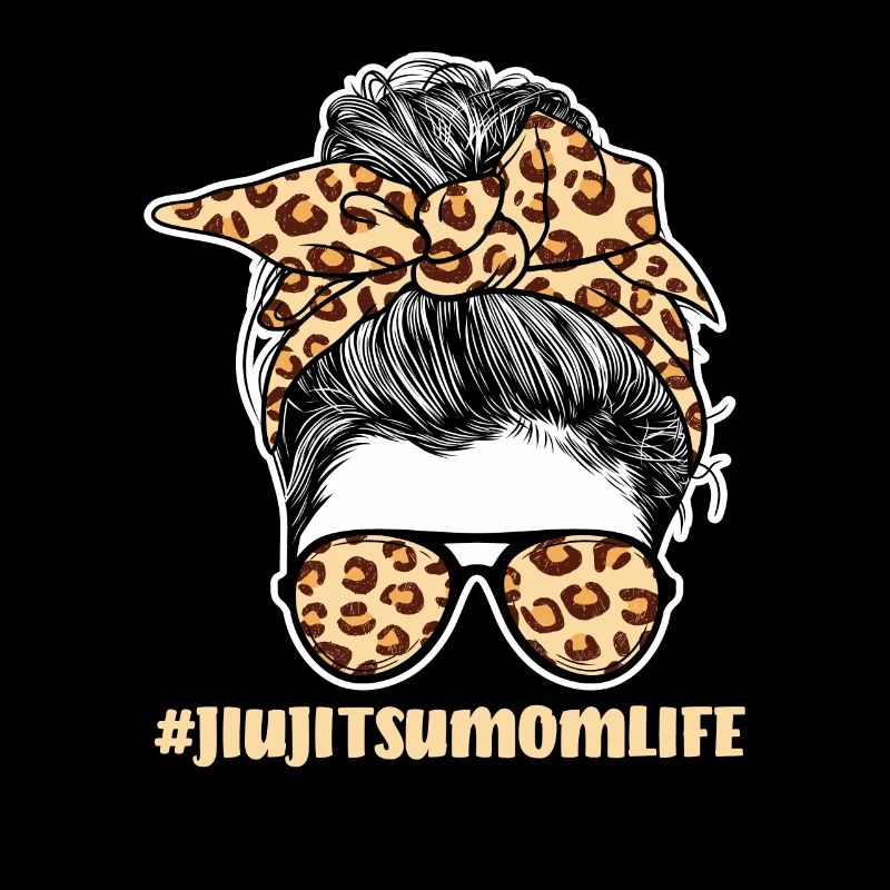 JiuJitsu MomLife Leopard Pattern