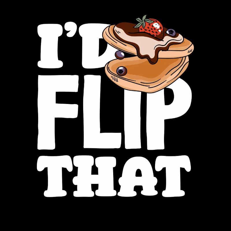 I'm flipping these pancakes
