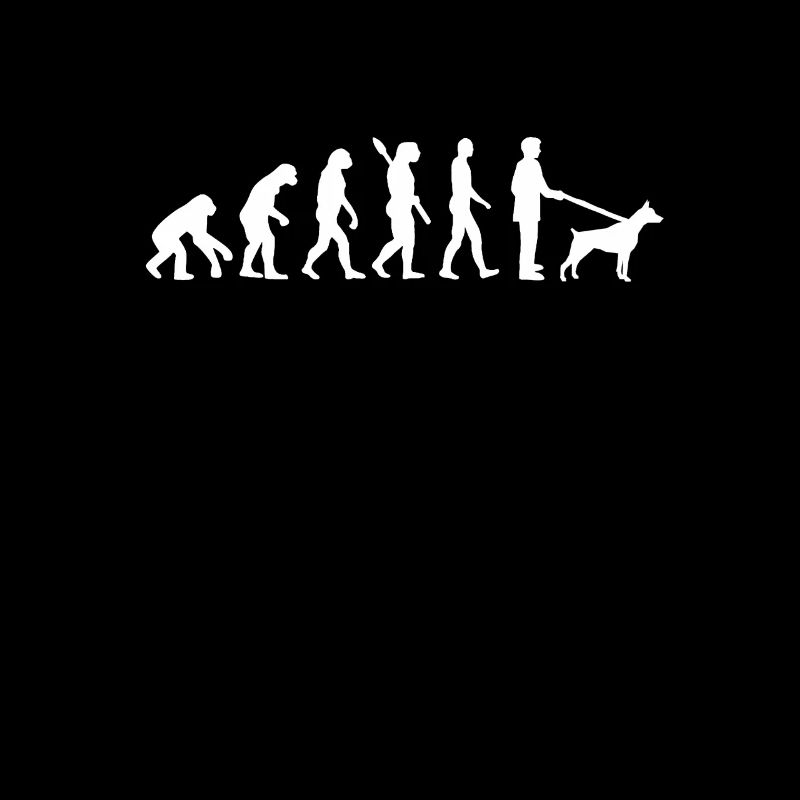 Dobermann Evolution lustiges Geschenk