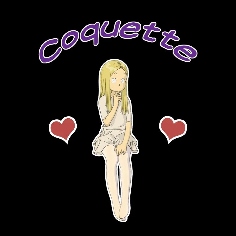Fillette coquette