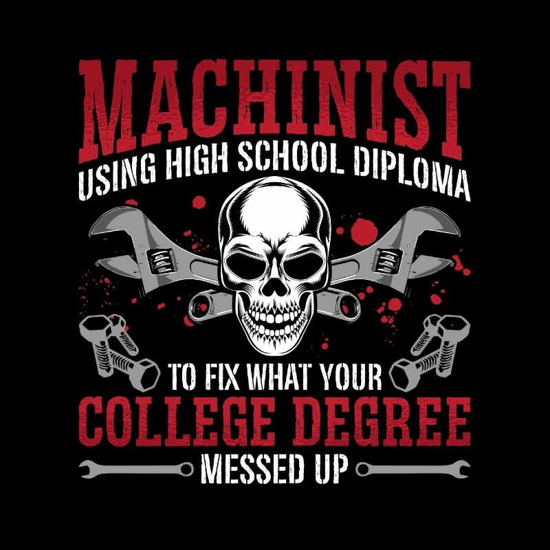 Machinist Using High School Diploma Lathe Operator