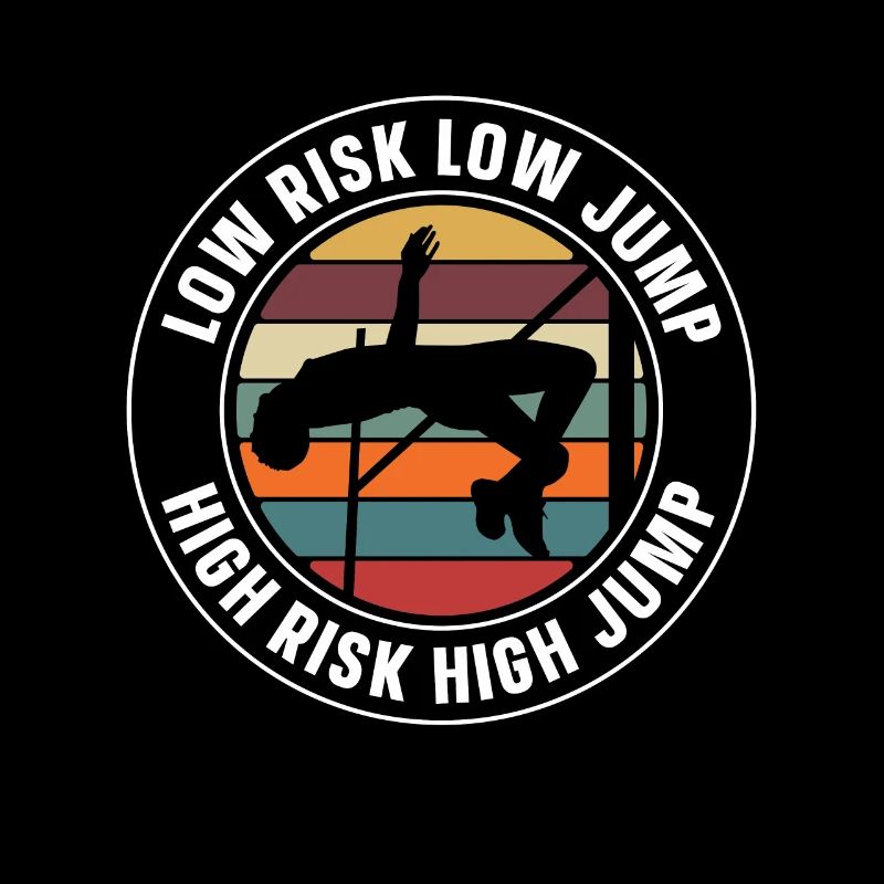 High Jump Low Risk Low Jump High Retro Pole Vault
