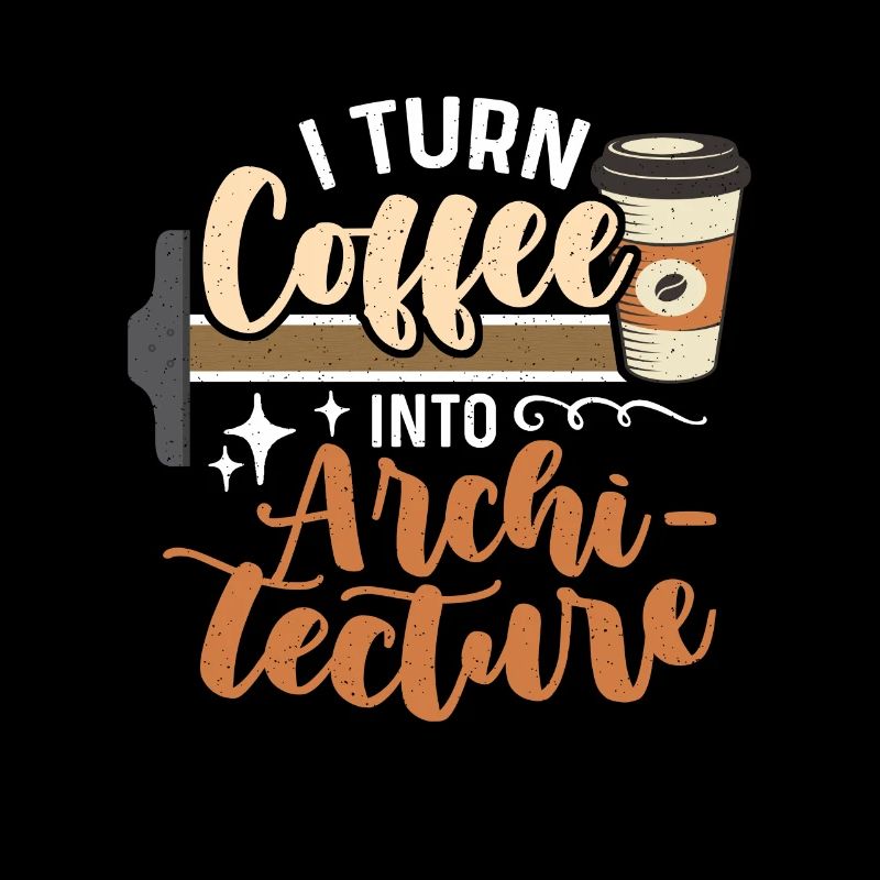 Architecture Je transforme le café en architecte constructeur