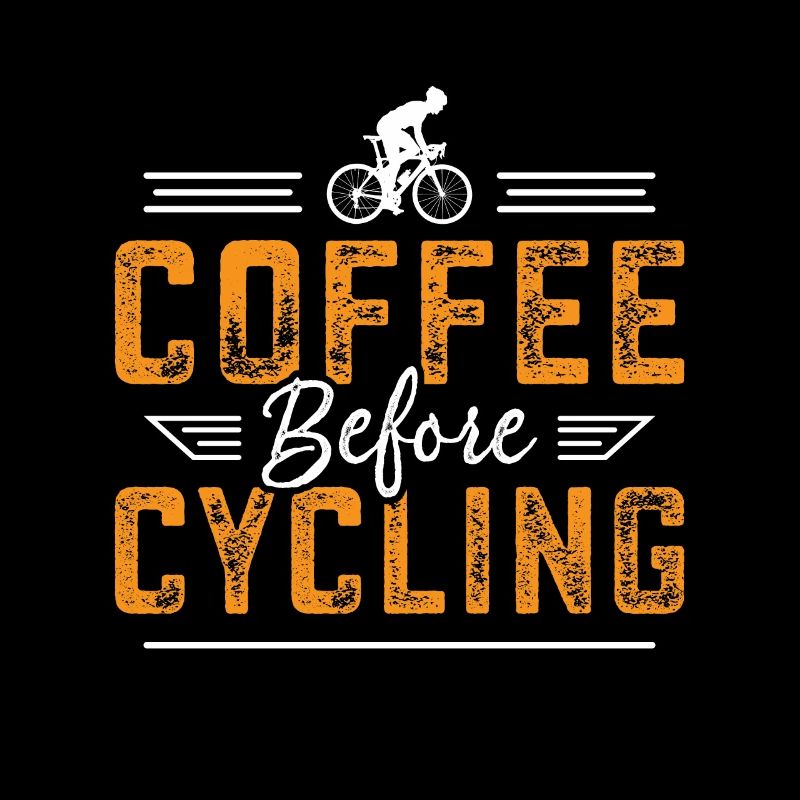 Cyclist Coffee Before Mountain Biking Coffee Lover