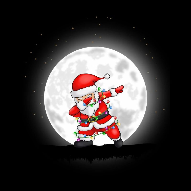 Weihnachten Mädchen Jungen Dabbing Santa Xmas