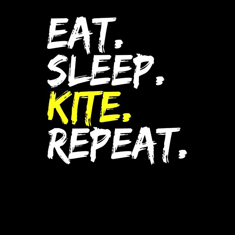 Kiteboard Kitesurf Manger Dormir Kite Répéter Dire