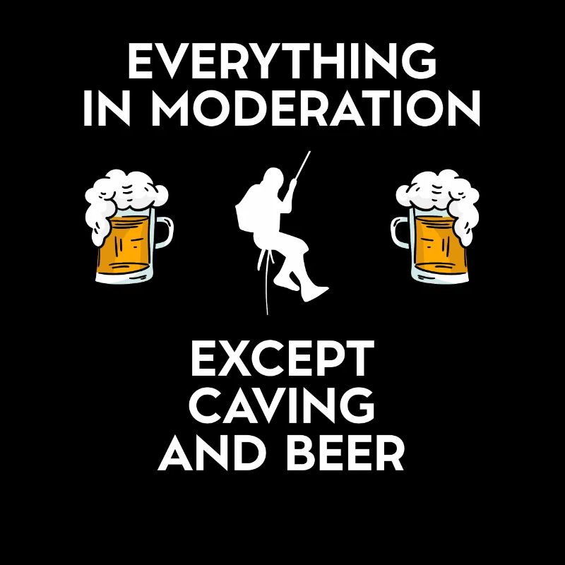 Caving Spelunking Potholing And Beer