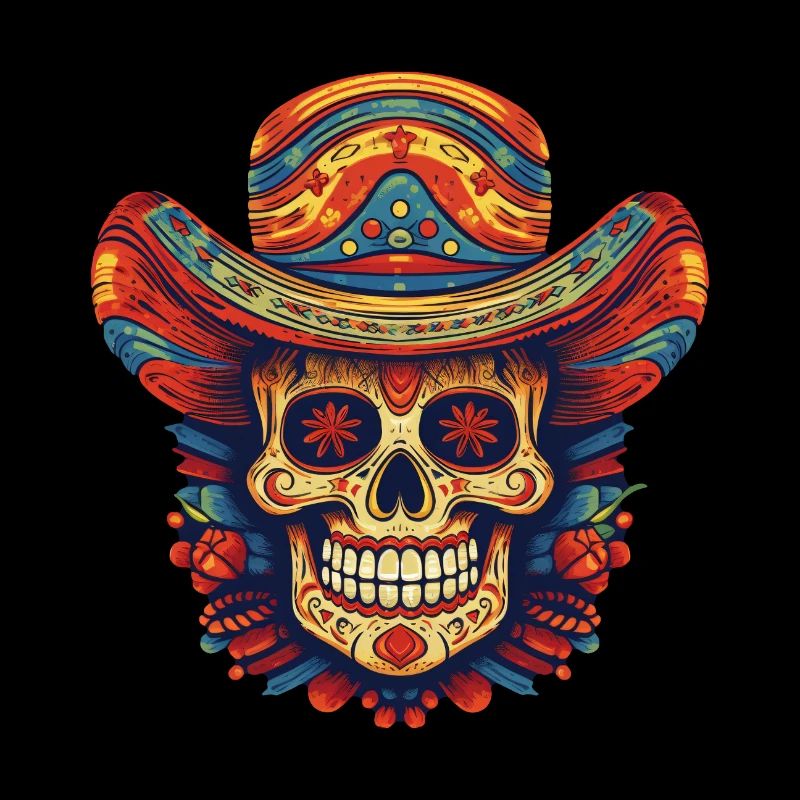 Cinco de Mayo Skull