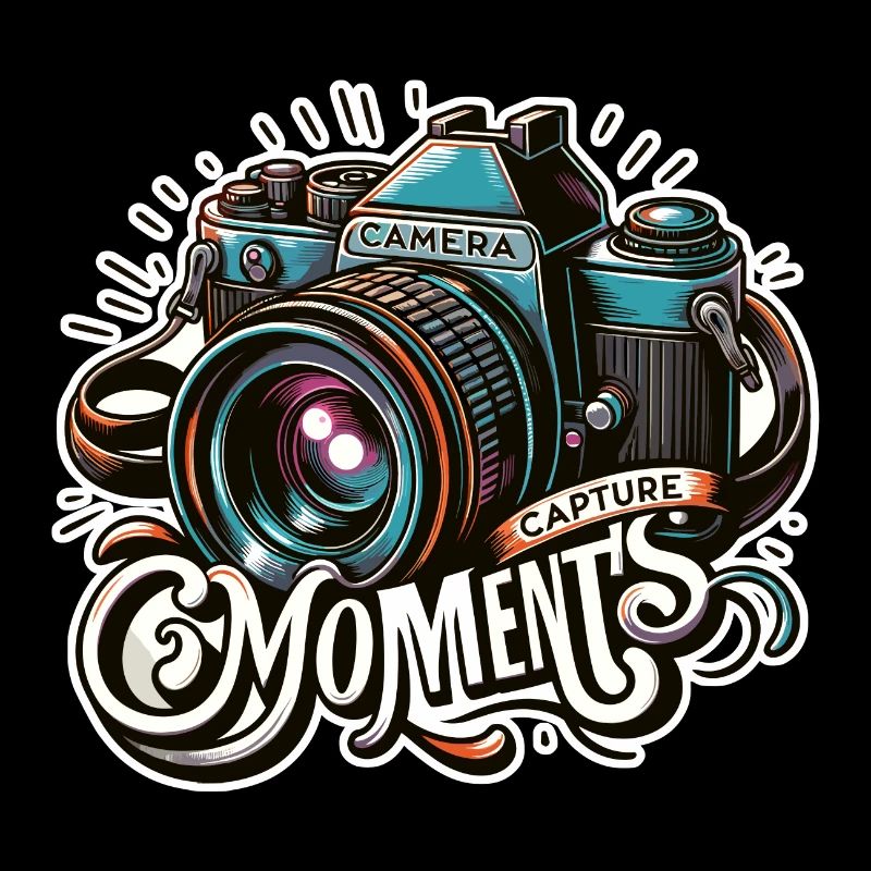 Capture Moments - Camera Illustration