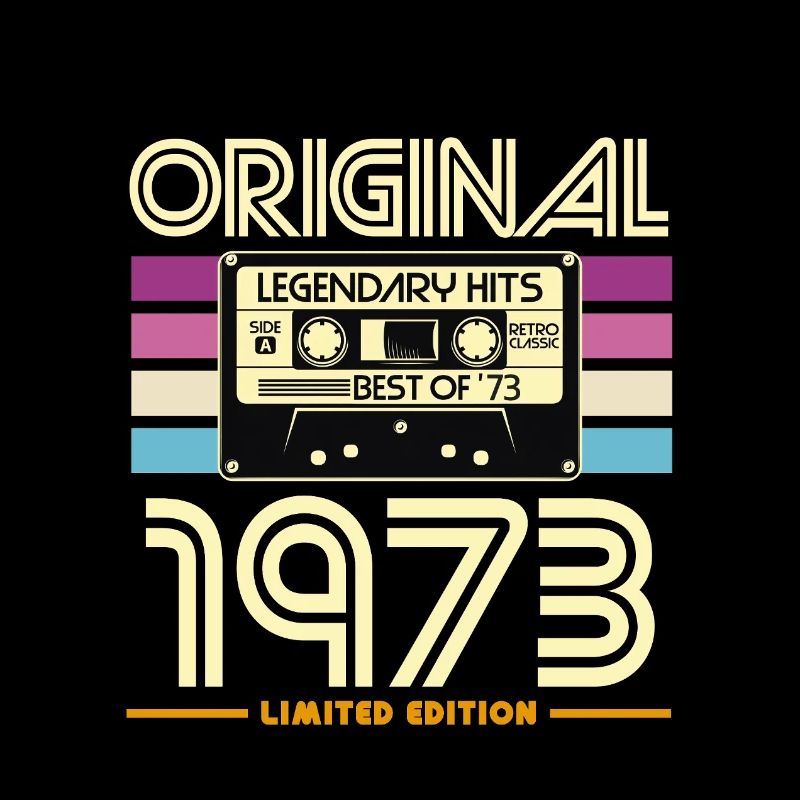 Original 1973 Cassette rétro édition limitée