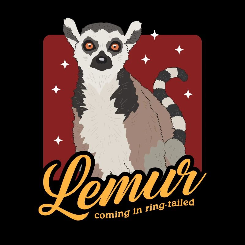 Lemur Ring-tailed lemur ringtail lemurs gift