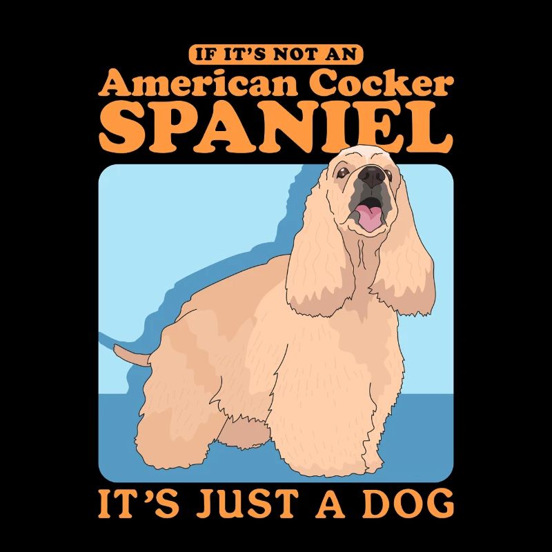 Cocker américain Spaniel chien cadeau