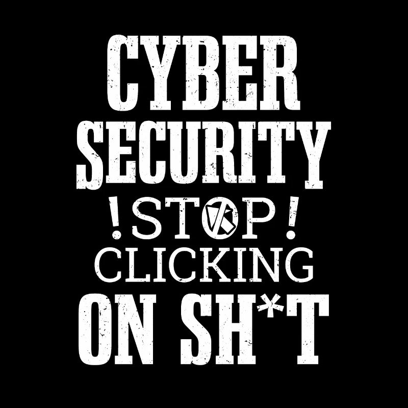 Cybersecurity Hacking Klicken Sie nicht auf IT Hacker