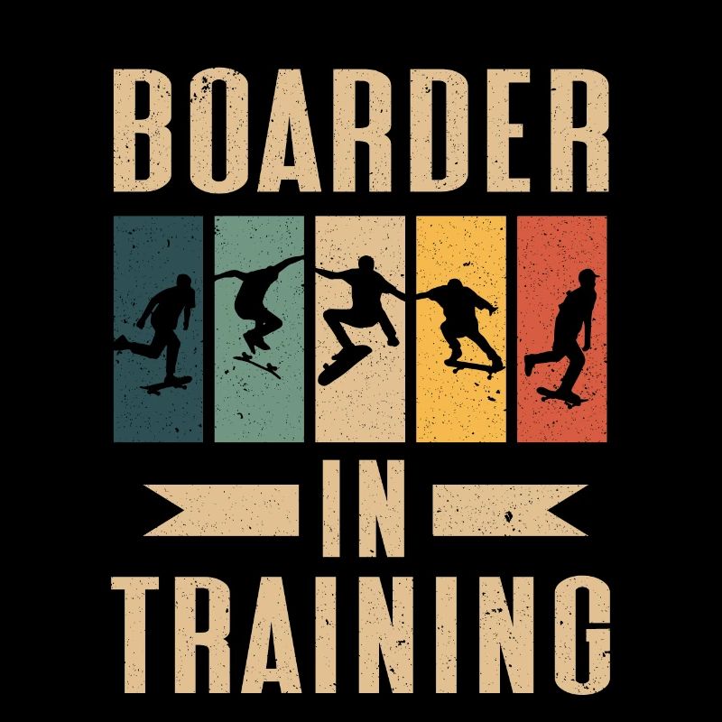Skateboarder im Training Skateboard