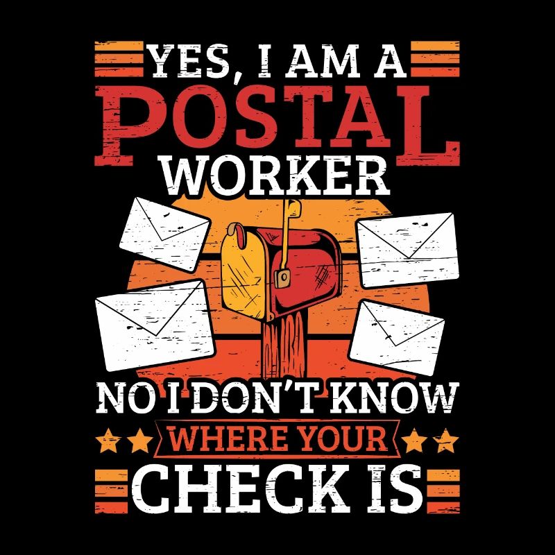 Postbote Ja, ich bin ein Postangestellter