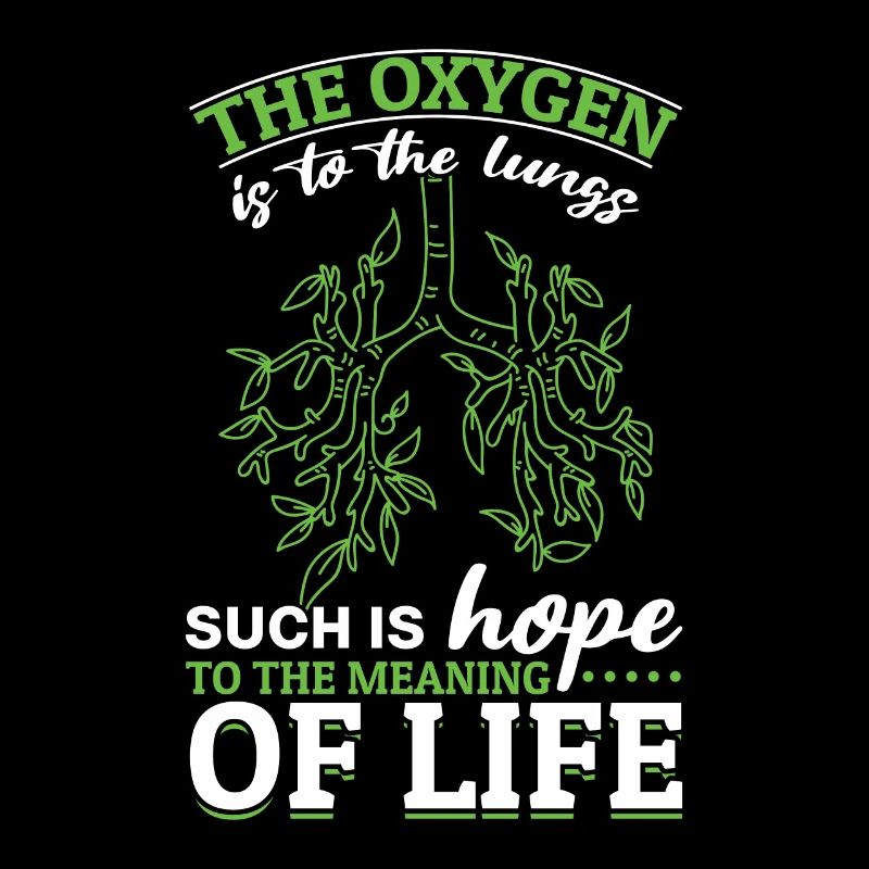 Spenderlunge Äste Oxygen Lungen Hoffnung Leben