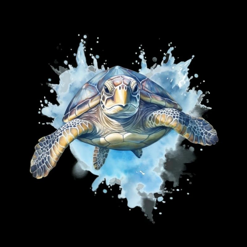 Blaue Schildkröte