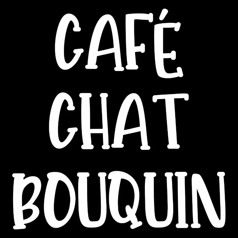 café chat bouquin
