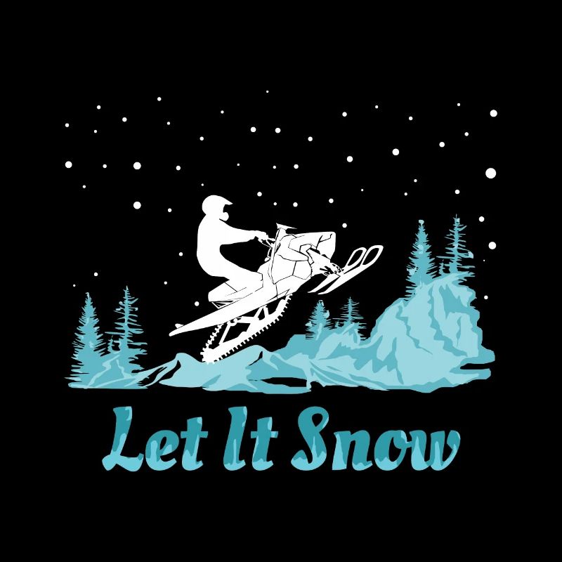 Snowmobile Let It Snow