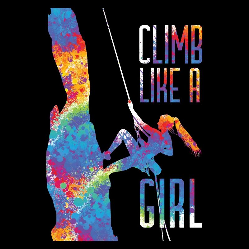 Grimper Comme Une Fille Escalade Bouldern