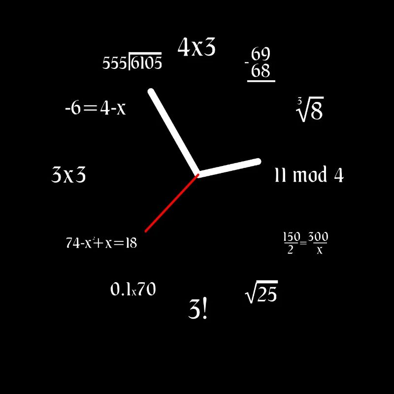 Mathématiques Horloge Math Meme Drôle Math Horloge