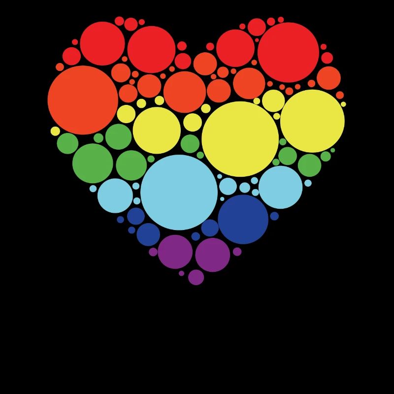 Art Pattern Heart Coloré Journée internationale des points
