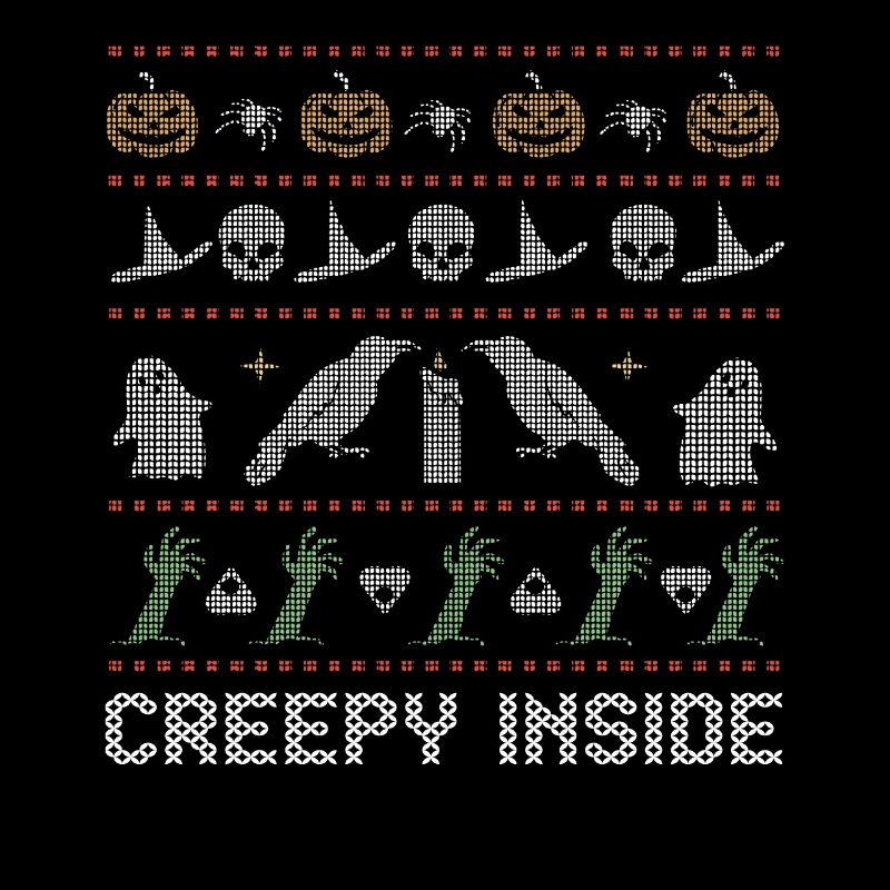 Stitch Pattern Horror Creatures Inside Halloween