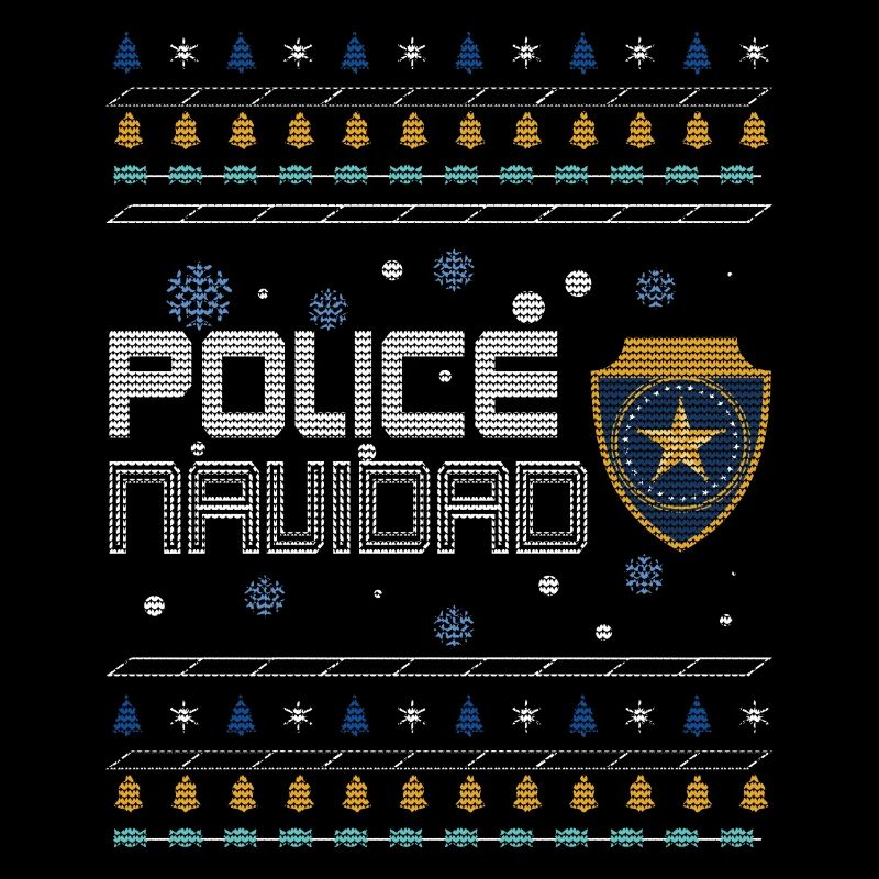 Hässlicher Dezember Polizei Navidad Hässliche Weihnachten