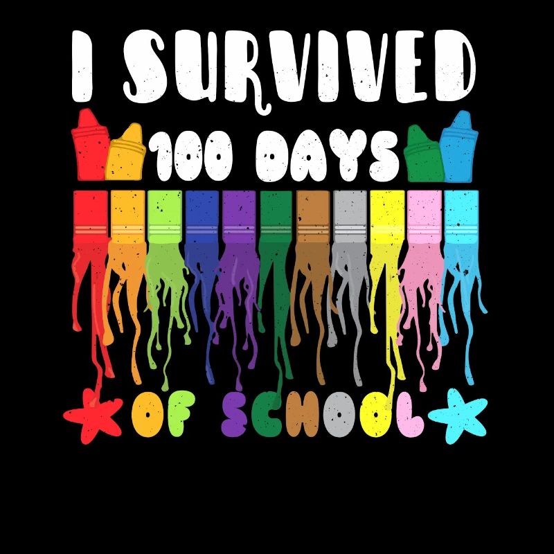 Un étudiant de couleur 100e jour survit à 100 jours d’école