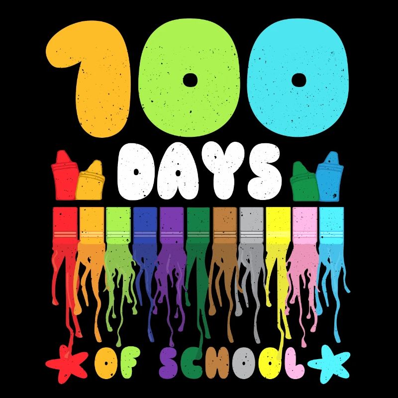 Étudiant de couleur 100e jour 100 jours d’école