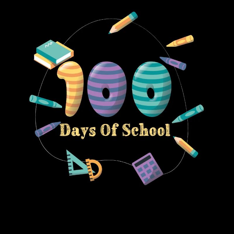 Étudiant drôle 100e jour 100 jours d’école