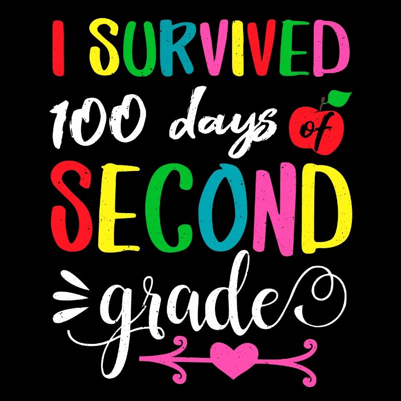 100. Tag überlebte 2. Klasse 100 Tage Schule