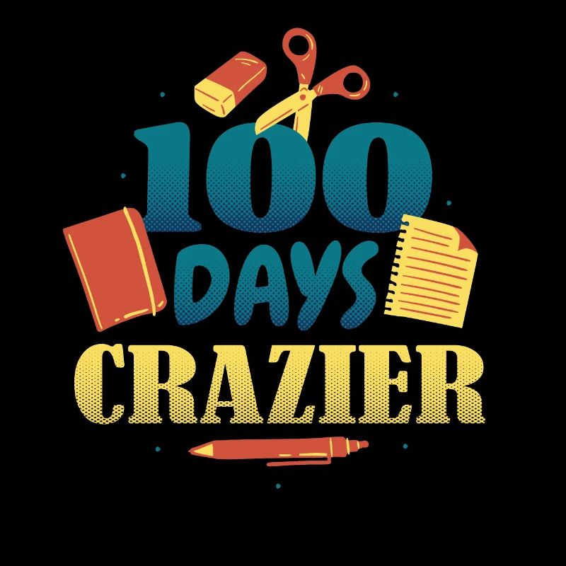 Bücher Stift 100th Day Crazier 100 Tage Schule