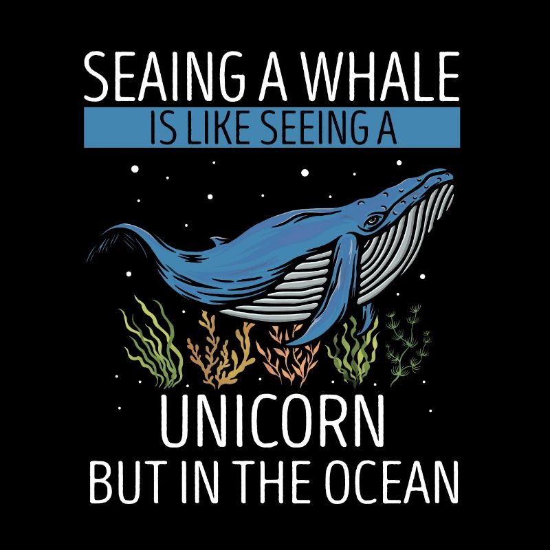 Wal-Design für Wale und Blauwale oder Belugawale