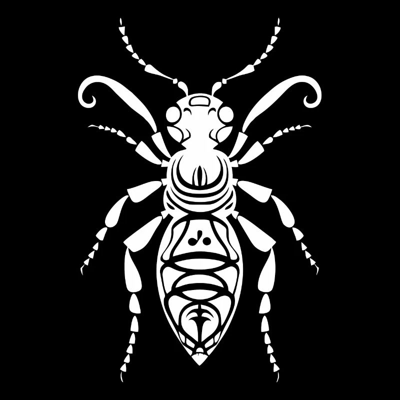 Symbole tribal d’un insecte : fourmi
