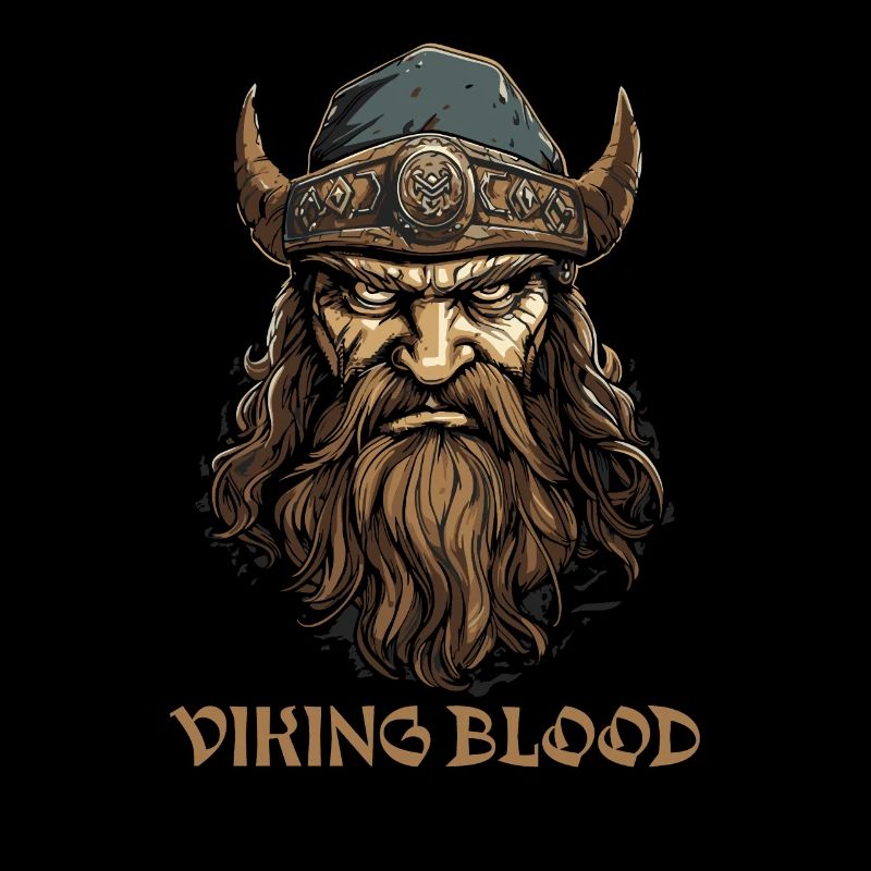 Wikingerkrieger mit Wikingerblut