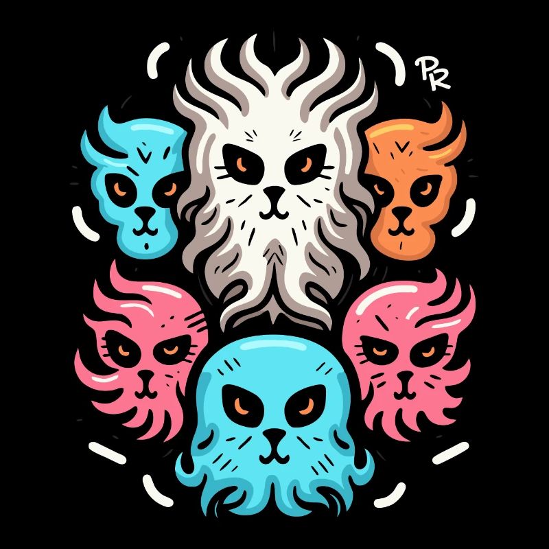 Dessin animé : Petits animaux de feu