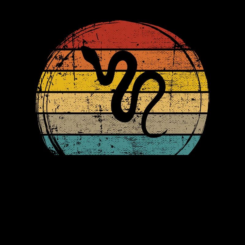 Snake Retro Reptile Python Gift idea