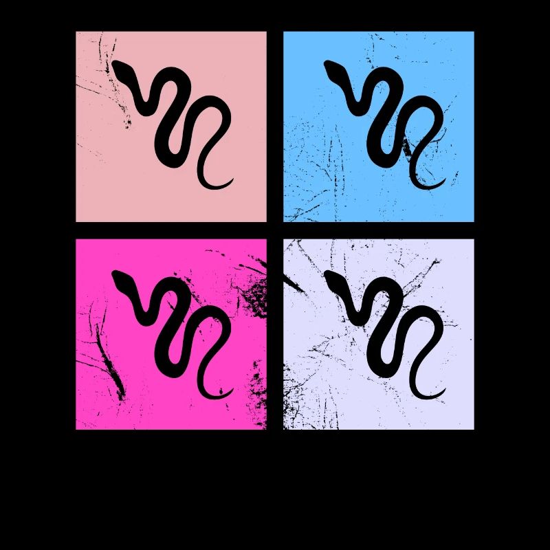 Snake Retro Reptile Python Idée cadeau