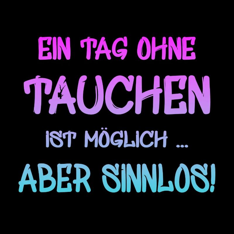 Tauchen Spruch Taucher
