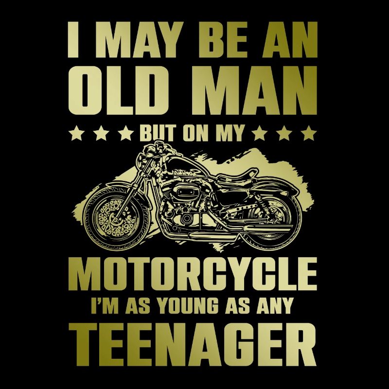 Vecchio motociclista