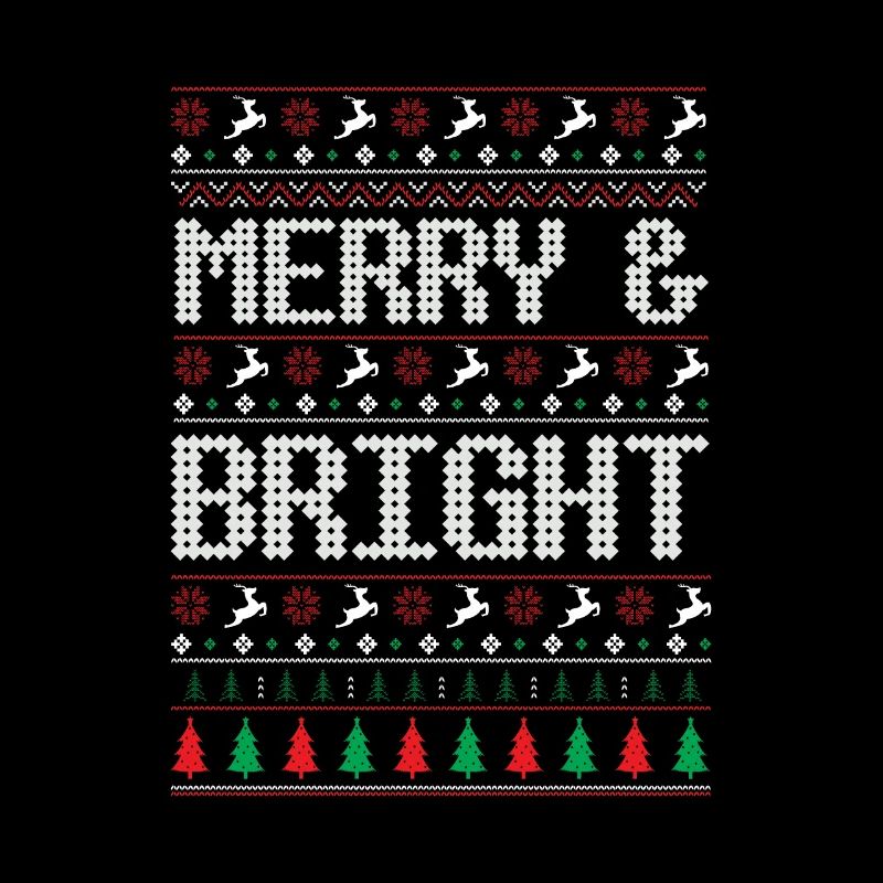 Fröhlicher und brigger hässlicher Weihnachtspullover