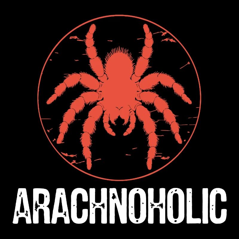 Arachnoholic big hairy tarantula silhouette