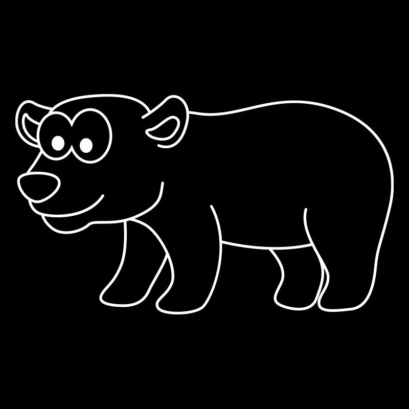 Polar Bear Comic Animal