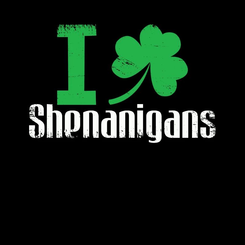 Trèfle J’aime les manigances Trèfle Saint Patrick