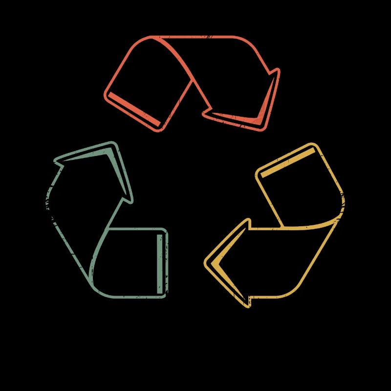 Retro Recycle Save Nature Oceans Day Earth Day