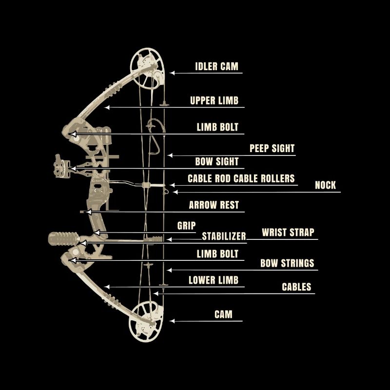 Outdoor Jagd Bogen Anatomie Bogen Definition Pfeil