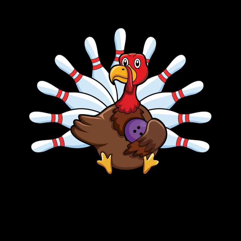 Chasseurs de dinde Thanksgiving Bowling de dinde